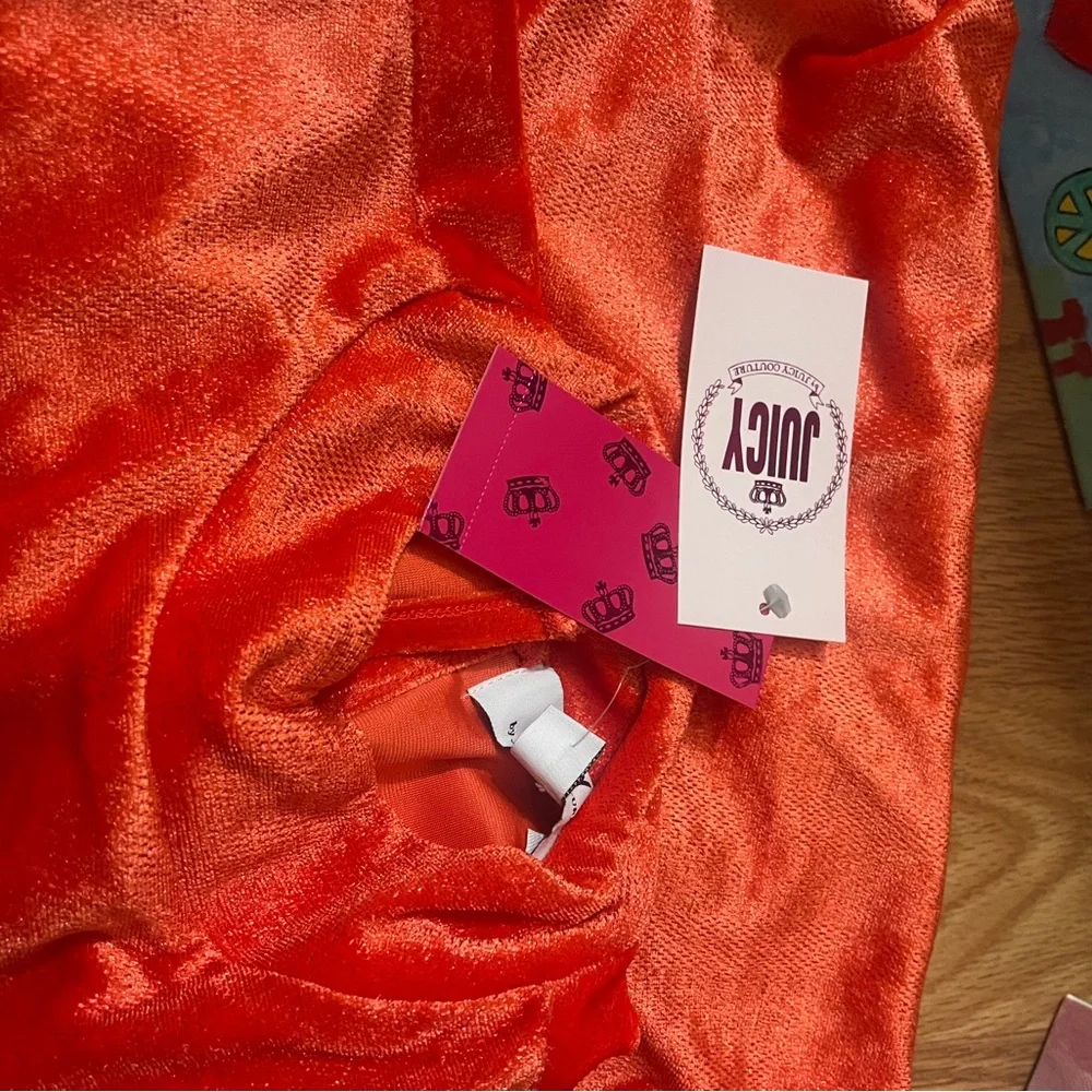 Cold Shoulder Red Dress - Picture 3 of 4